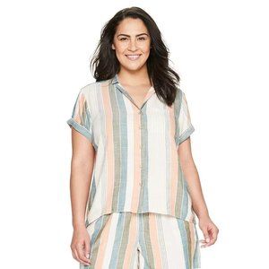 Sonoma Goods For Life Drop-Shoulder Camp Shirt